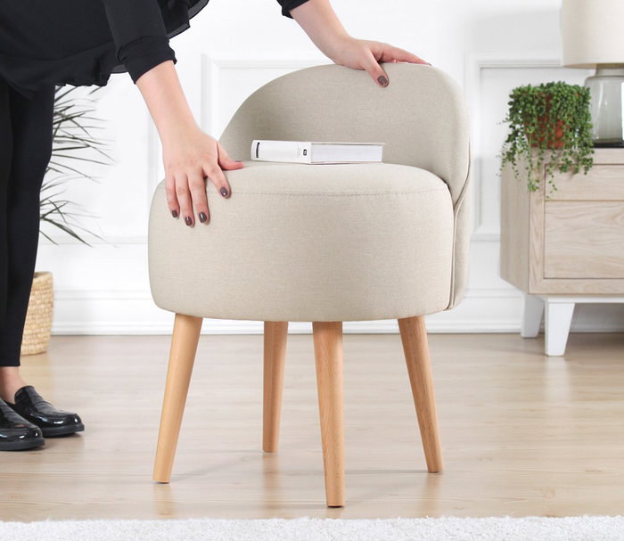 Atelier Del Sofa Puff Crema Atelier Del Sofa Puff Crema